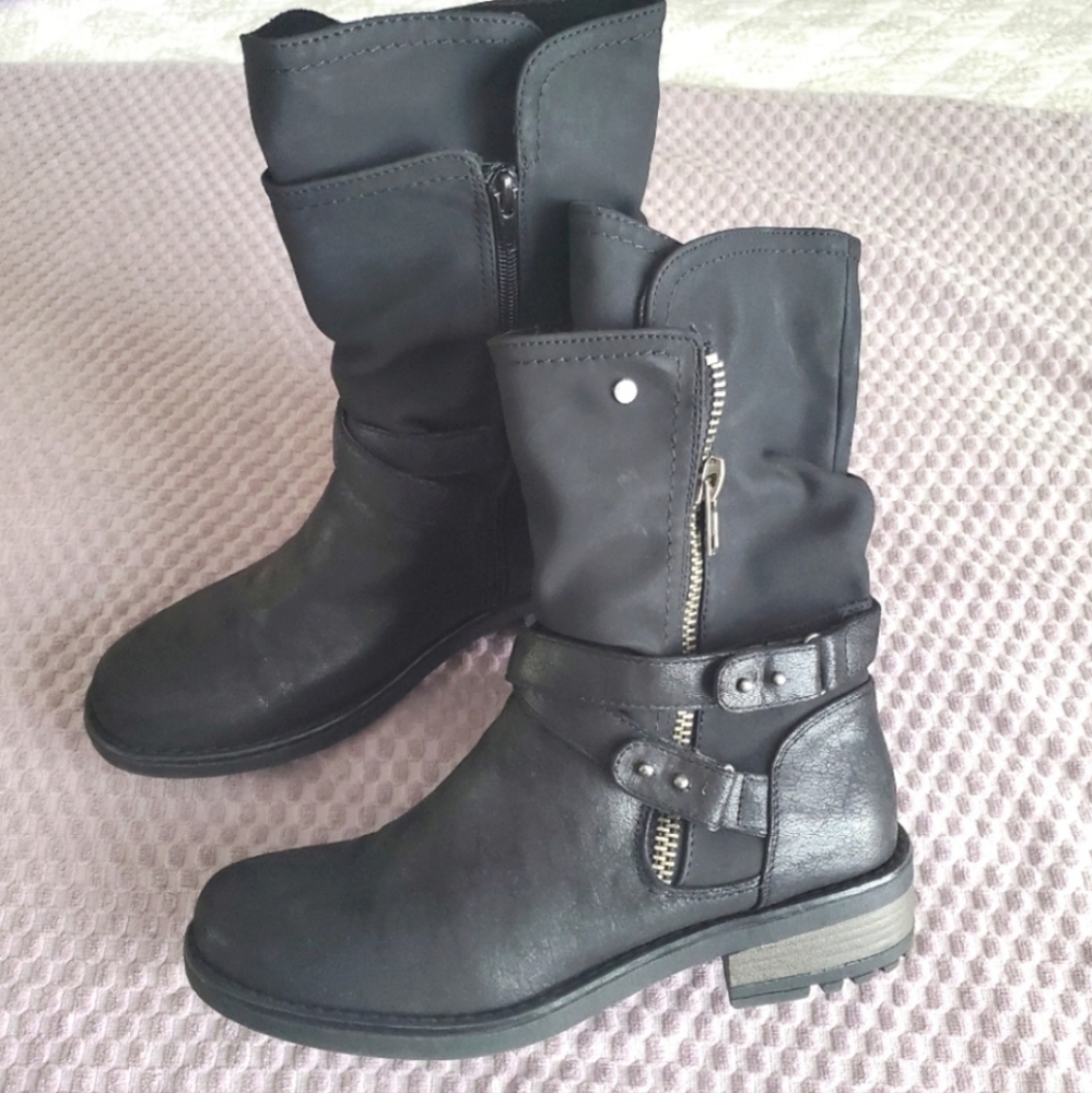 Carlos Santana Motorcycle Boots